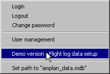 AMPLAN Menu
