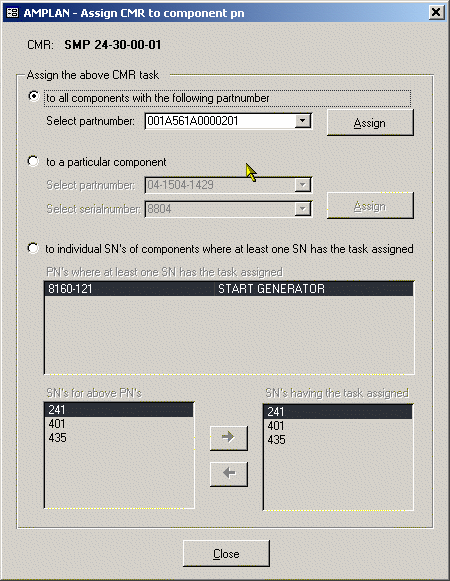 Assign CMR tasks