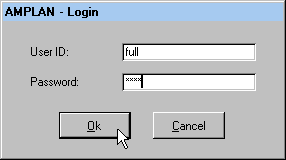 Login dialog