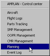 AMPLAN Modules Menu